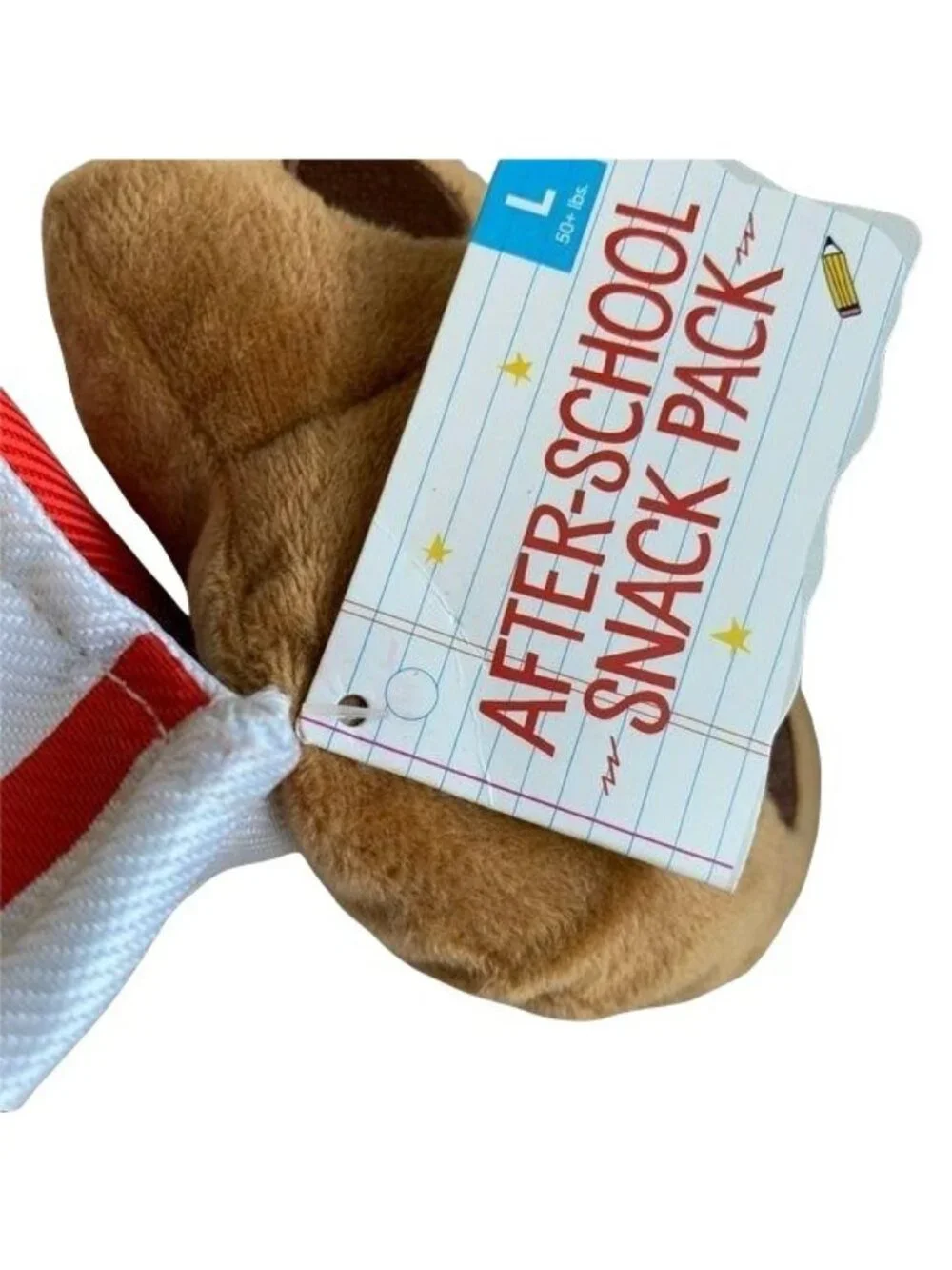Bark Dog Chew toy Milk Coffee Set 2 Squeaker plush School Snack Pack Gift NWT
